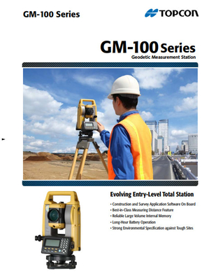 High Accuracy 171mm Total Station With Minimum Display 1'' For Surveying 50000 Points Capacity