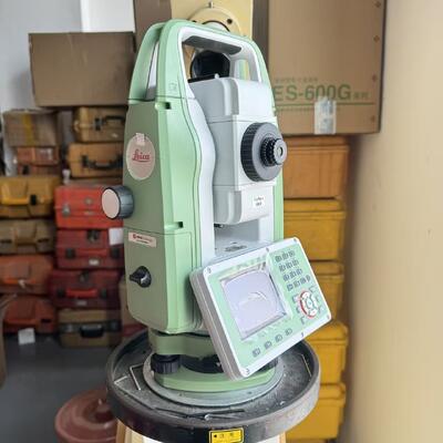 Leica TS03 Total Station Component with 2” Angle Accuracy Automatic Electronic Leveling System and RS232 Connectivity for Geospatial Data Collection