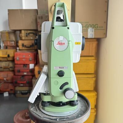 Leica TS03 Total Station with USB Port IP66 Rated Dust and Water Resistance and 500m None Prism Distance