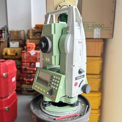 Leica TS09 Total Station with 1G Mass Data Storage 1000m Non Prism Distance and Auto Leveling ±3 Arc Minutes for Accurate Surveying