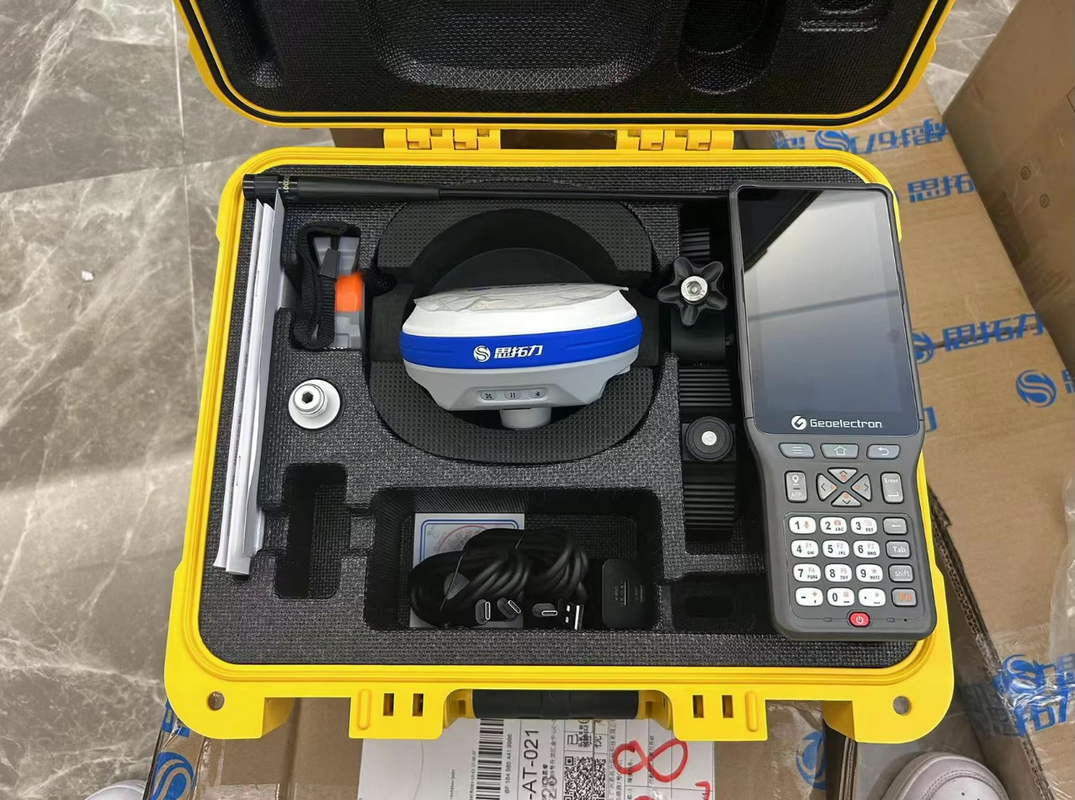 Stonex S3AR Integrated Full Wave Fence Antenna Technology With Internal Ground Plane GNSS RTK System L band Enabled for Precise Positioning Solutions